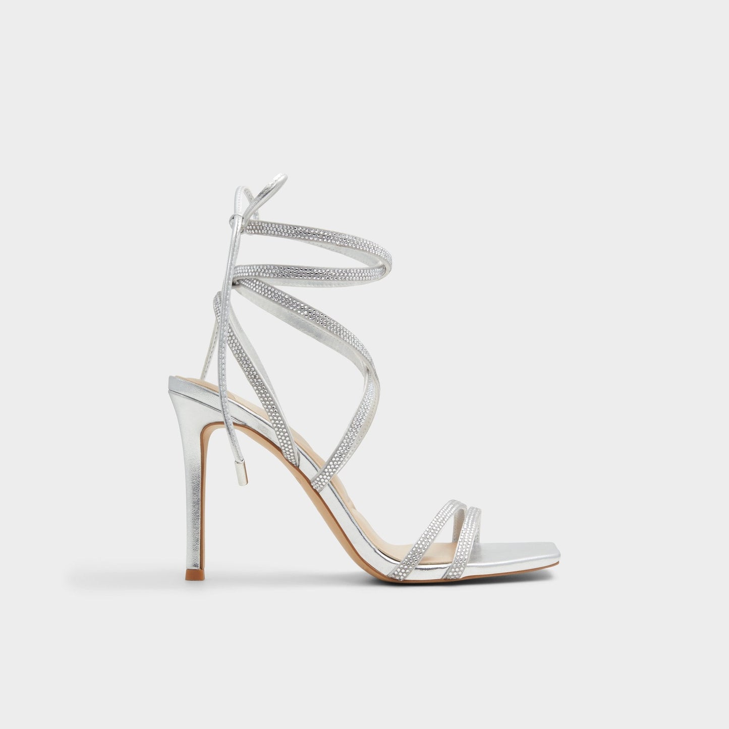 Phaedra in Silver - Strappy stiletto sandal | Aldo Trending