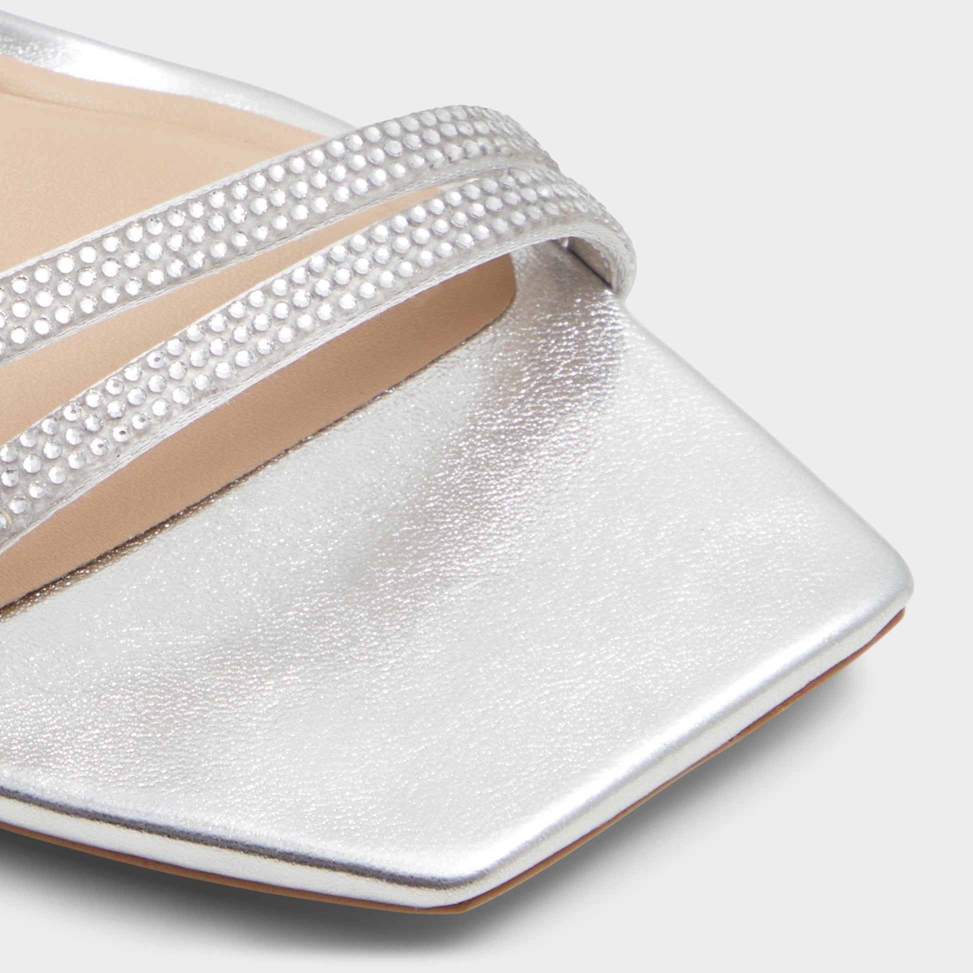 Phaedra in Silver - Strappy stiletto sandal | Aldo Trending