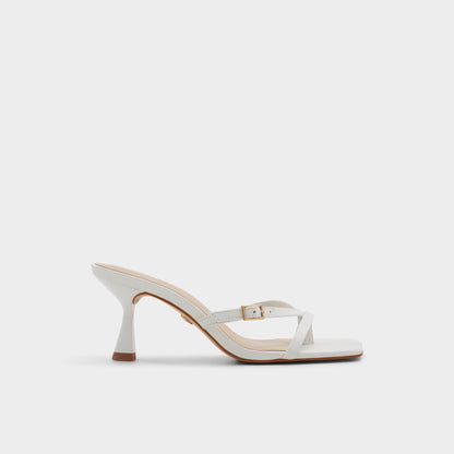 Gannever White/Bone Women's Heeled sandals -  | Aldo Best Seller