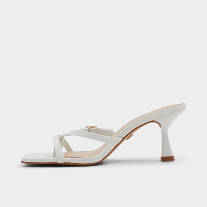 Gannever White/Bone Women's Heeled sandals -  | Aldo Best Seller