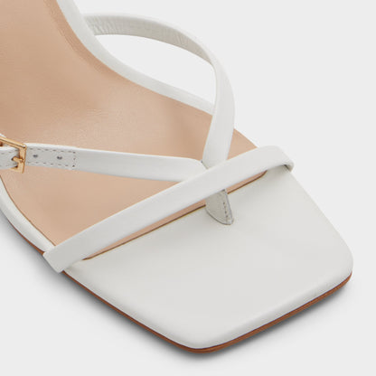 Gannever White/Bone Women's Heeled sandals -  | Aldo Best Seller