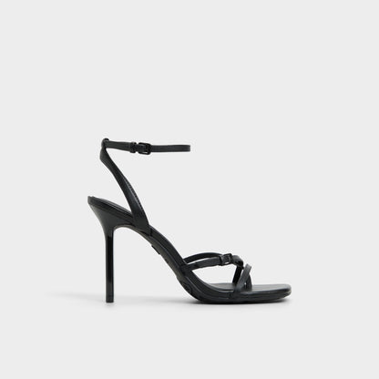 Conney Black Women's Heeled sandals - Strappy heeled sandal, Stiletto heel | Aldo Classic