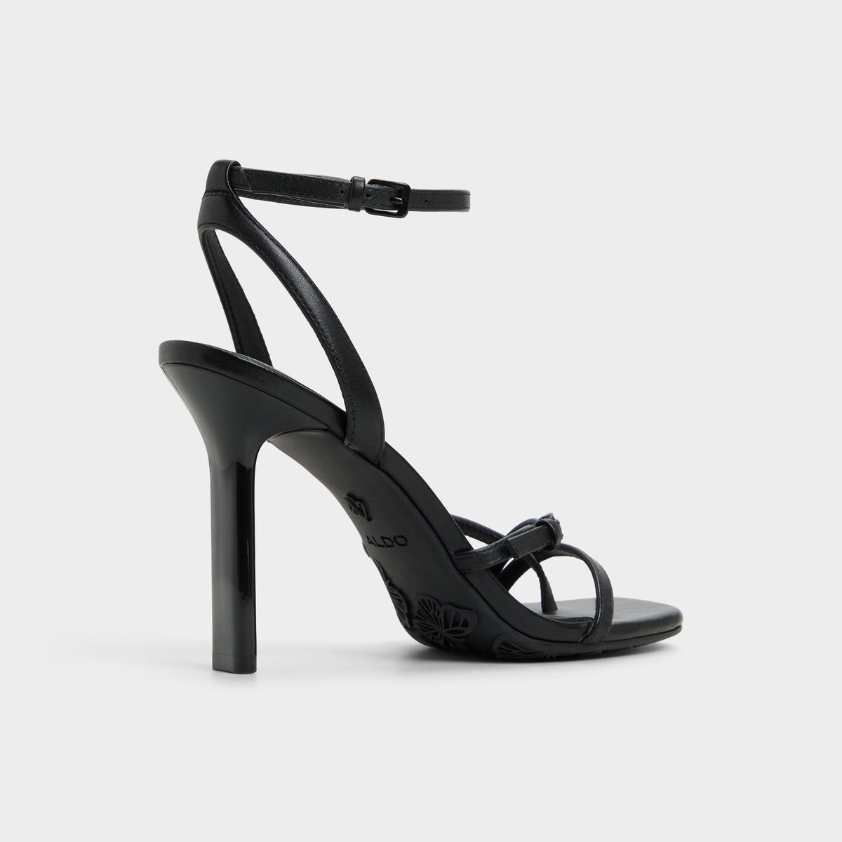 Conney Black Women's Heeled sandals - Strappy heeled sandal, Stiletto heel | Aldo Classic