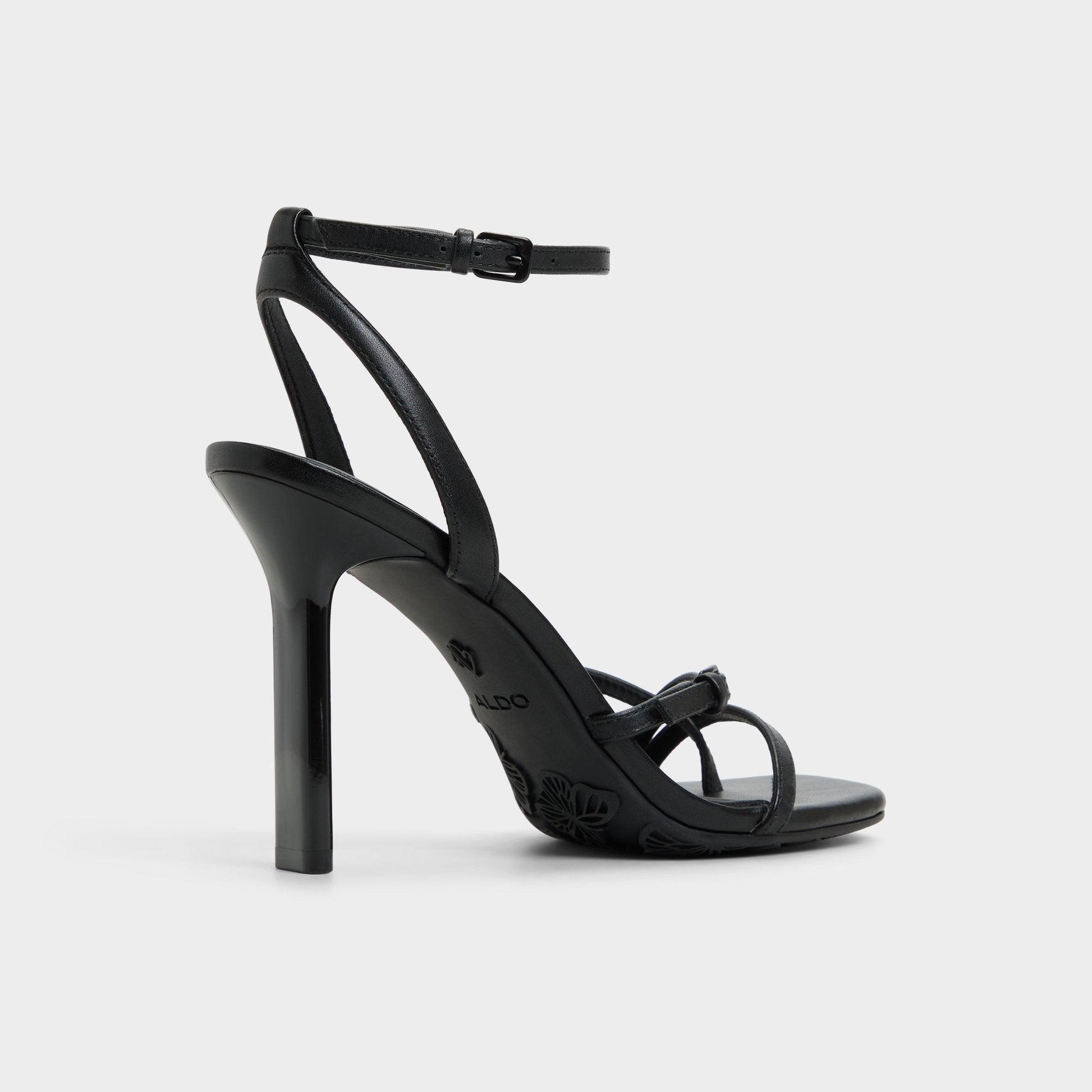 Conney Black Women's Heeled sandals - Strappy heeled sandal, Stiletto heel | Aldo Classic