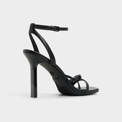 Conney Black Women's Heeled sandals - Strappy heeled sandal, Stiletto heel | Aldo Classic