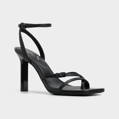 Conney Black Women's Heeled sandals - Strappy heeled sandal, Stiletto heel | Aldo Classic