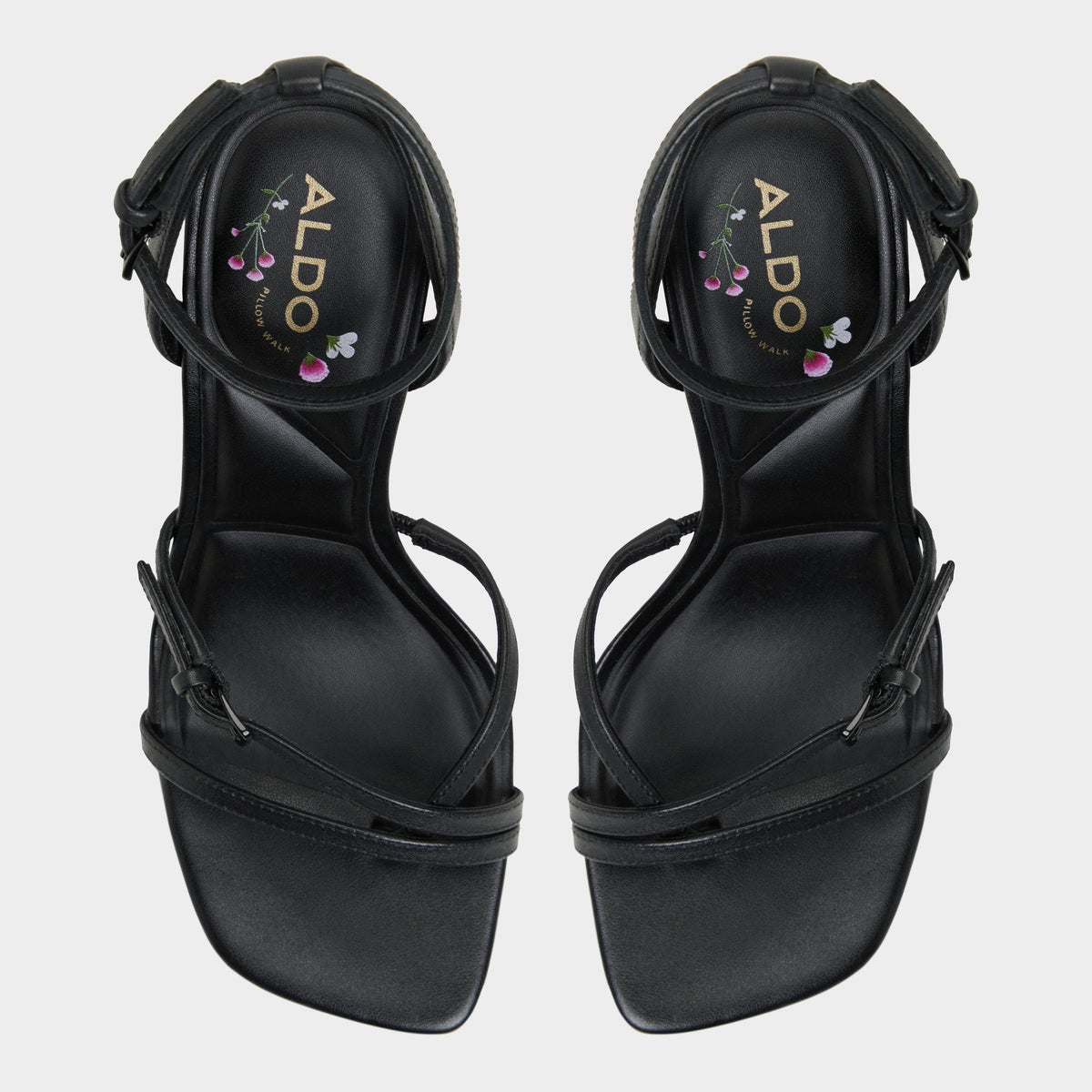 Conney Black Women's Heeled sandals - Strappy heeled sandal, Stiletto heel | Aldo Classic