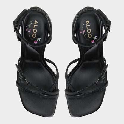 Conney Black Women's Heeled sandals - Strappy heeled sandal, Stiletto heel | Aldo Classic