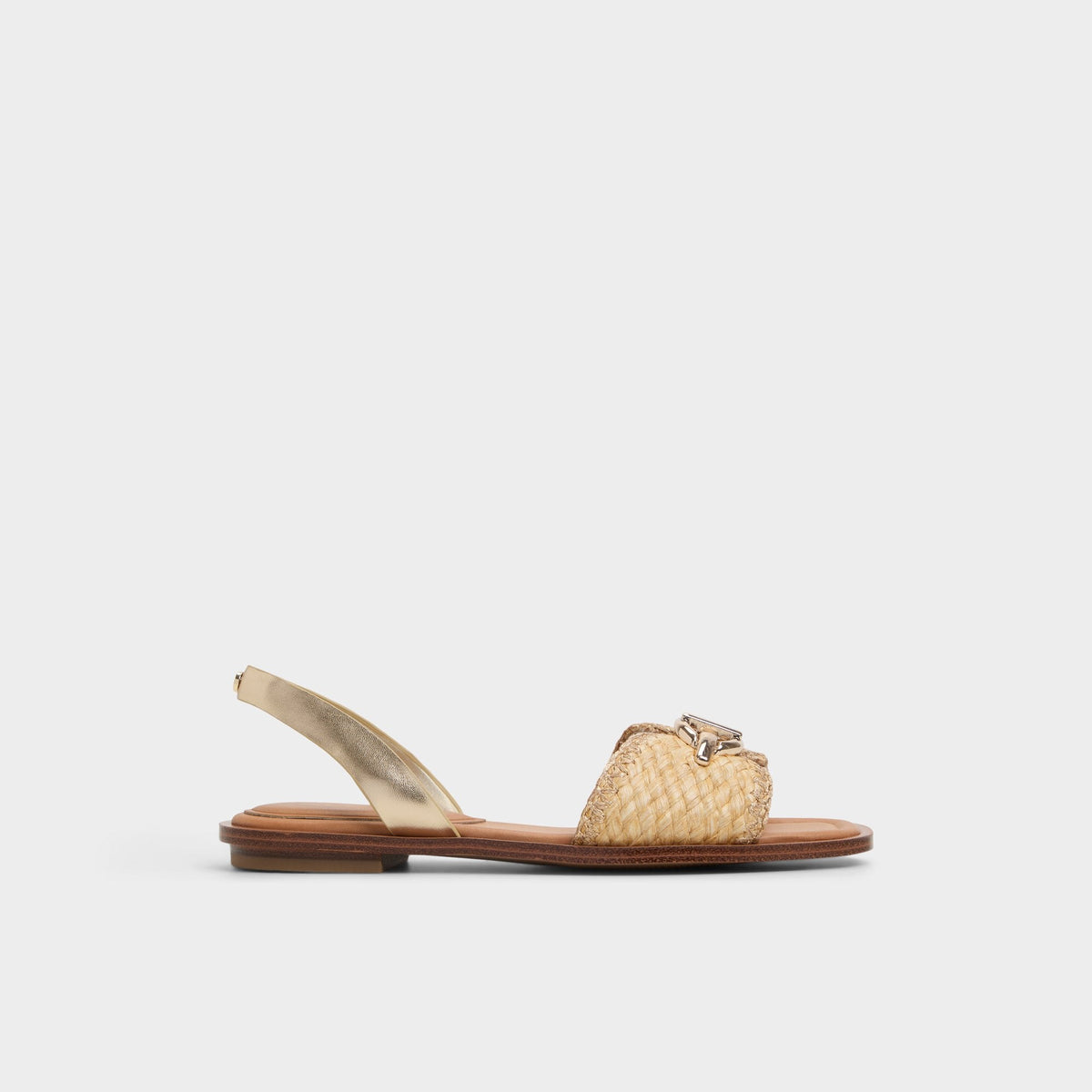 Goassi Gold Women's Iridescent metallics - Flat sandal | Aldo Popular