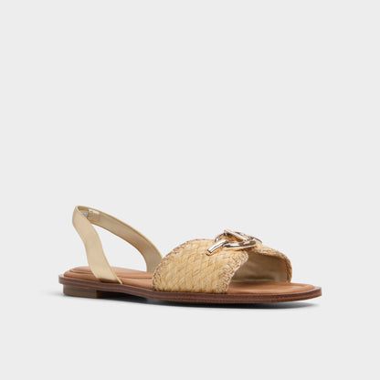 Goassi Gold Women's Iridescent metallics - Flat sandal | Aldo Popular