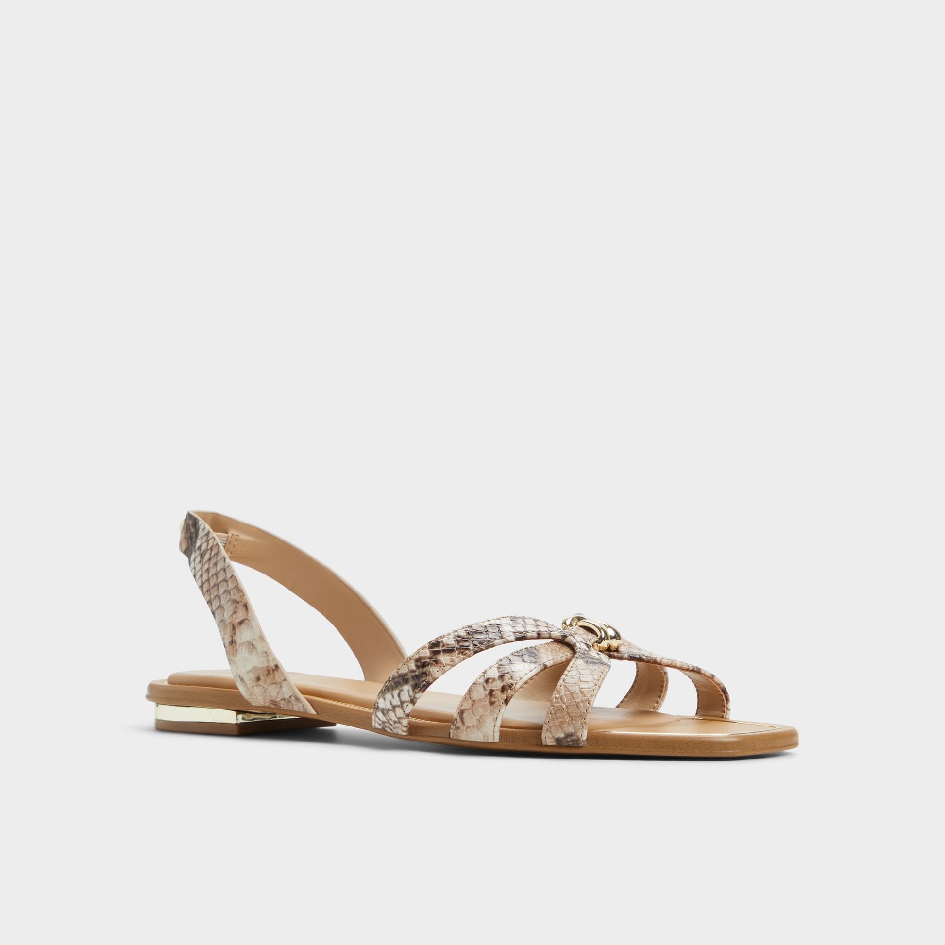 Marassita Brown Multi Women's Slingbacks - Flat sandal | Aldo Trending