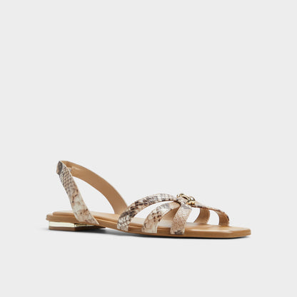 Marassita Brown Multi Women's Slingbacks - Flat sandal | Aldo Trending