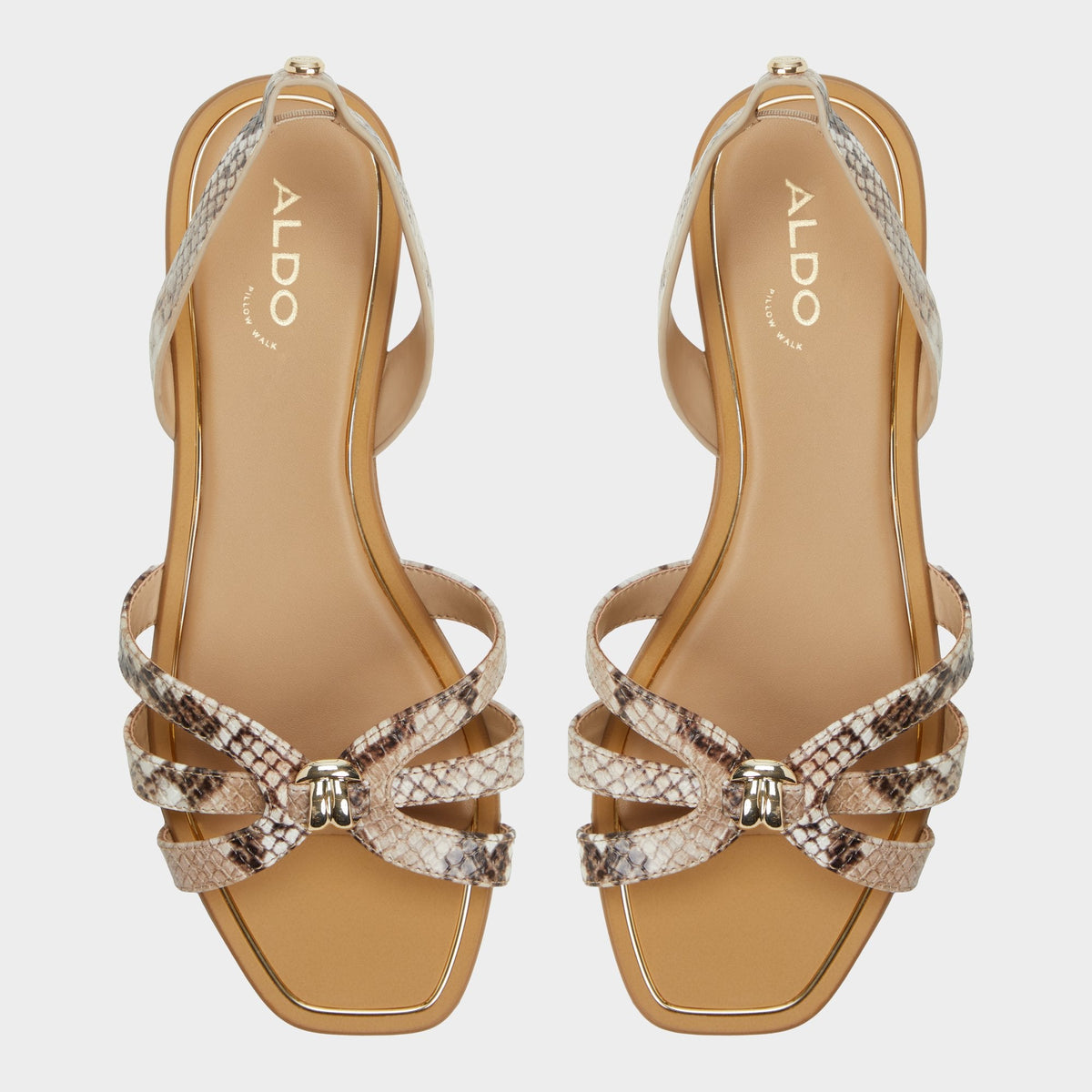 Marassita Brown Multi Women's Slingbacks - Flat sandal | Aldo Trending
