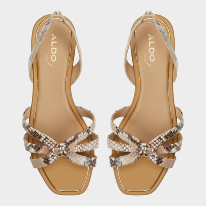 Marassita Brown Multi Women's Slingbacks - Flat sandal | Aldo Trending