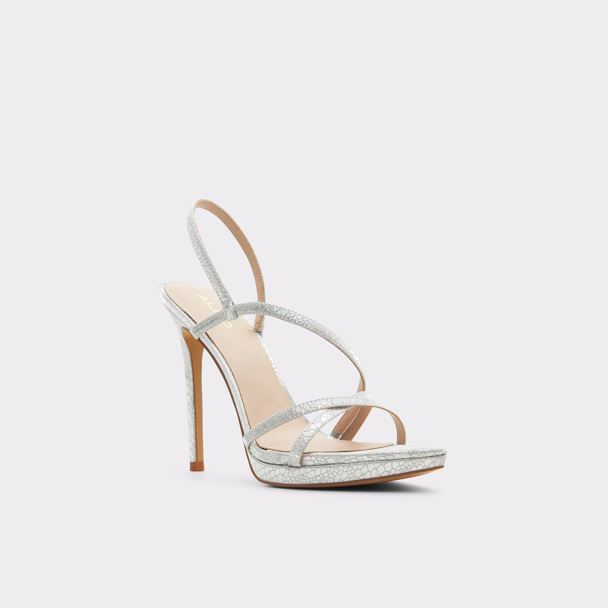 Resurge in Silver - Strappy stiletto sandal, Stiletto heel | Aldo Recommended