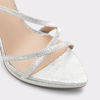 Resurge in Silver - Strappy stiletto sandal, Stiletto heel | Aldo Recommended
