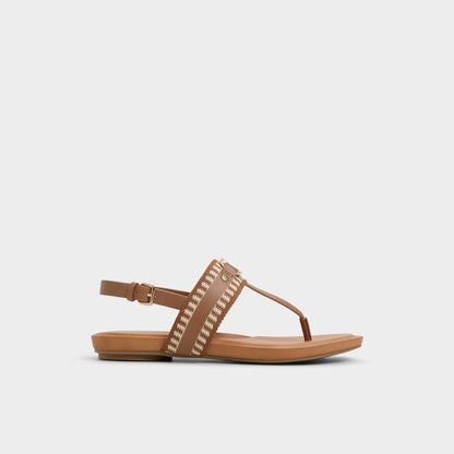 Taylen Medium Brown Women's Festival shoes accessories - T-strap sandal | Aldo Essential