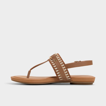 Taylen Medium Brown Women's Festival shoes accessories - T-strap sandal | Aldo Essential