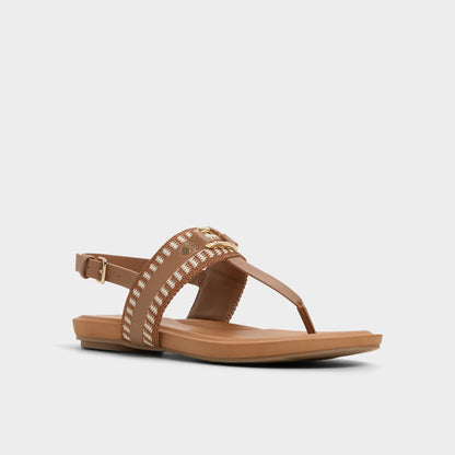 Taylen Medium Brown Women's Festival shoes accessories - T-strap sandal | Aldo Essential