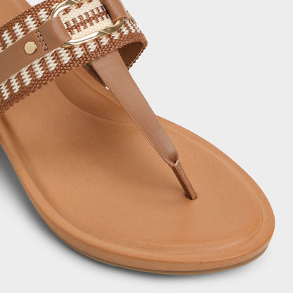 Taylen Medium Brown Women's Festival shoes accessories - T-strap sandal | Aldo Essential