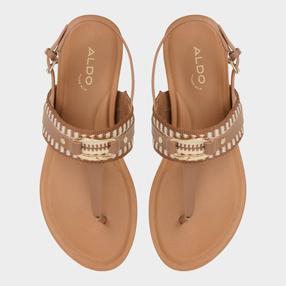 Taylen Medium Brown Women's Festival shoes accessories - T-strap sandal | Aldo Essential