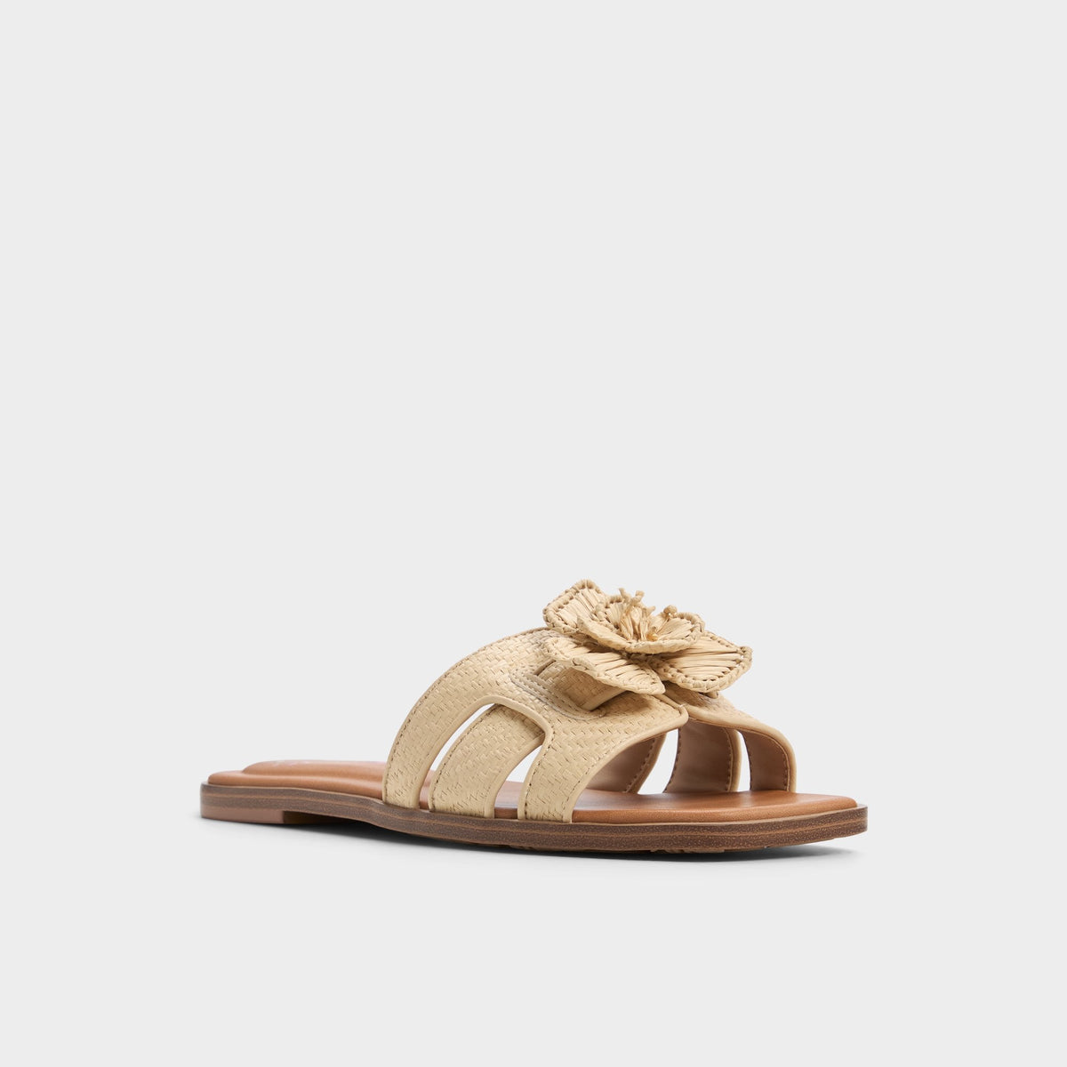 Seaflower Light Beige Women's Flats - Slide sandal | Aldo Premium
