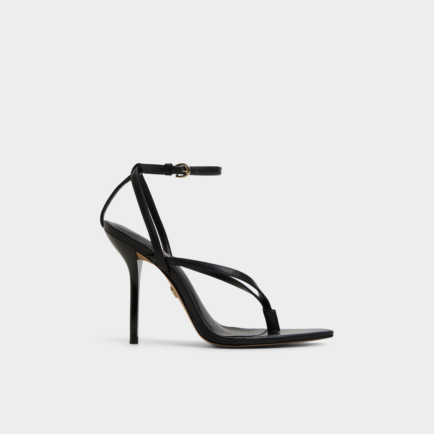 Abyfindley Black Women's Strappy sandals - Heeled flip flop, Stiletto heel | Aldo New
