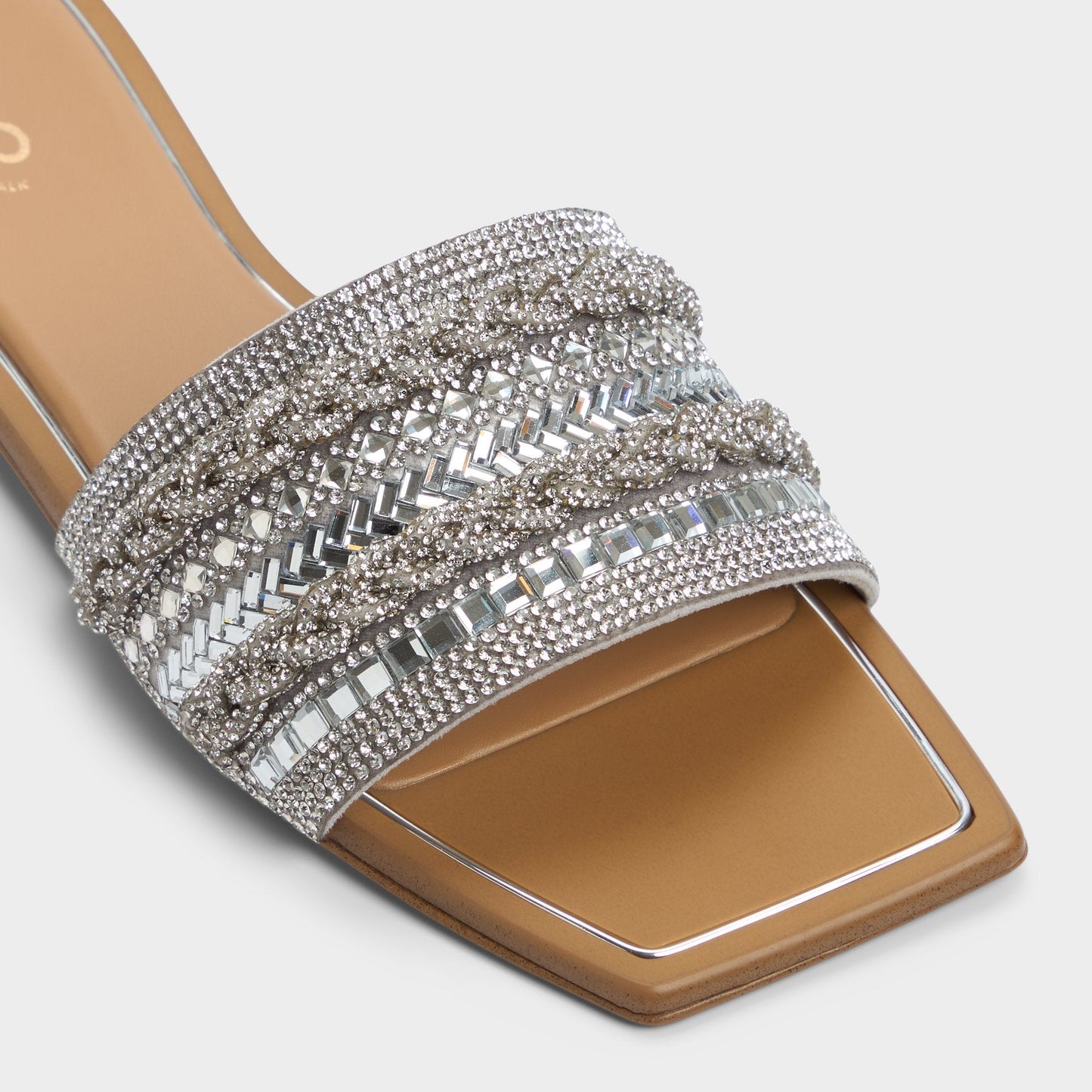 Navalia Silver Women's Flats - Slide sandal | Aldo Trending