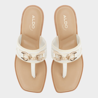 Coralynna in White Bone 14053516 - T-strap sandal | Aldo Recommended