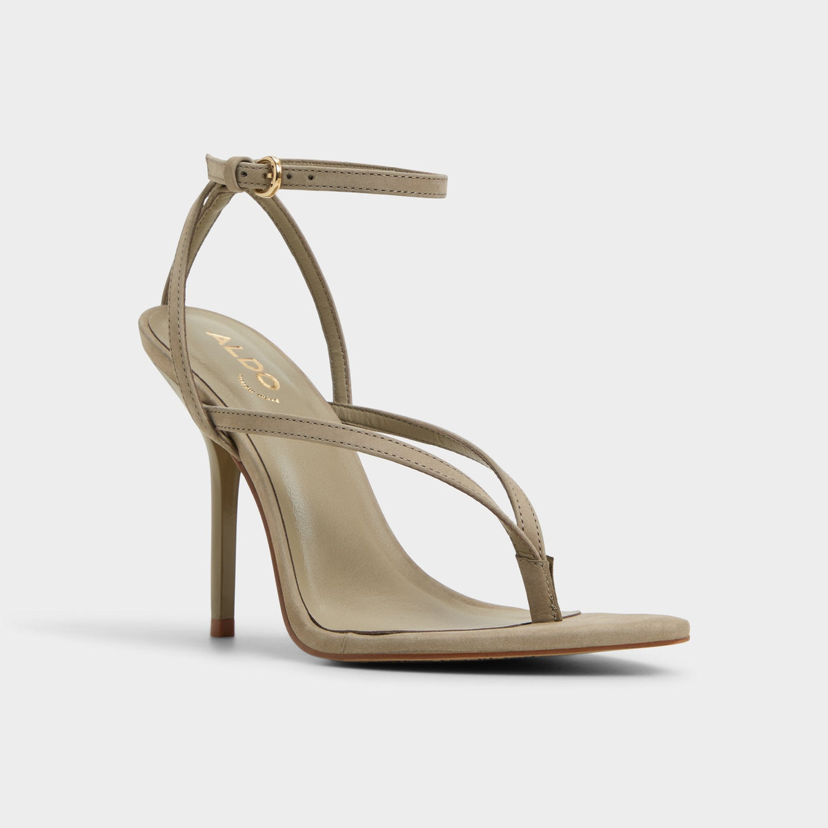 Abyfindley Other Green Women's Strappy sandals - Heeled flip flop, Stiletto heel | Aldo Exclusive