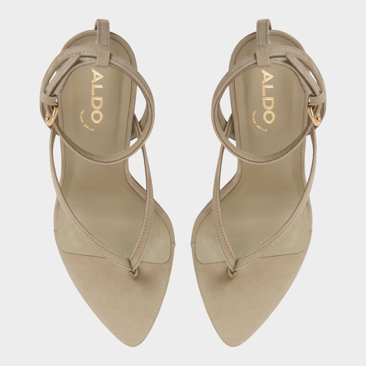 Abyfindley Other Green Women's Strappy sandals - Heeled flip flop, Stiletto heel | Aldo Exclusive