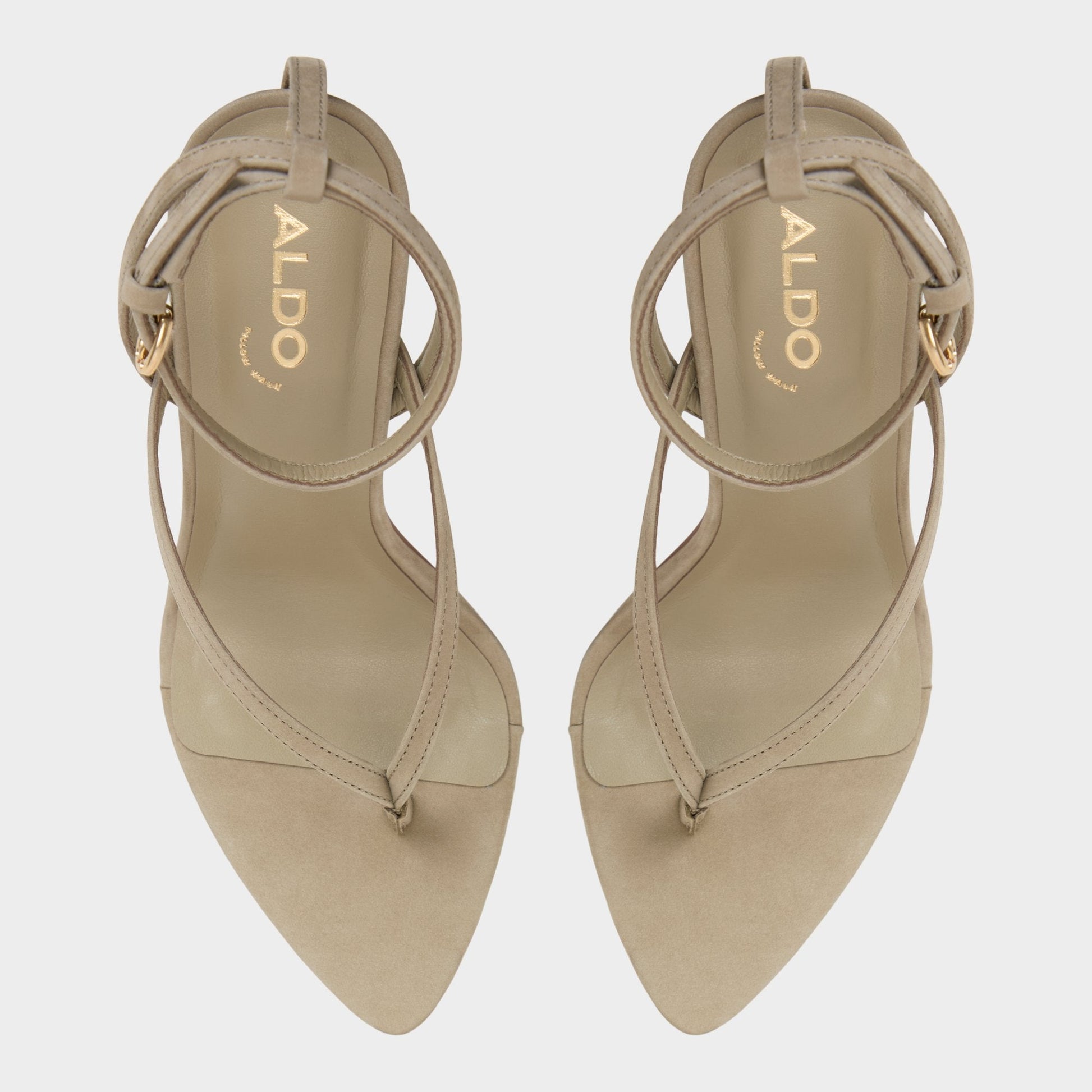 Abyfindley Other Green Women's Strappy sandals - Heeled flip flop, Stiletto heel | Aldo Exclusive
