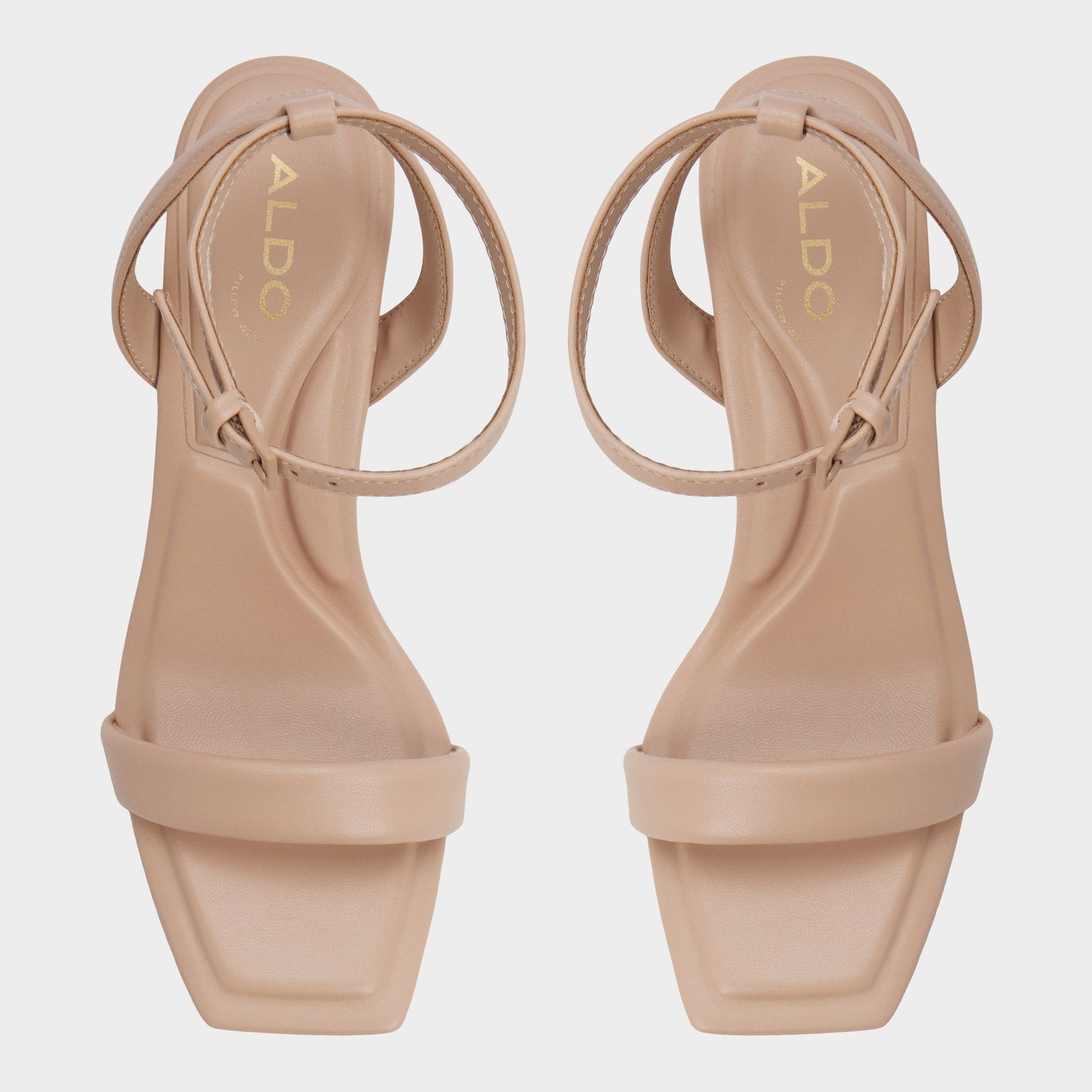 Aurorai Bone Women's Strappy sandals - Strappy heeled sandal, Block heel | Aldo Classic