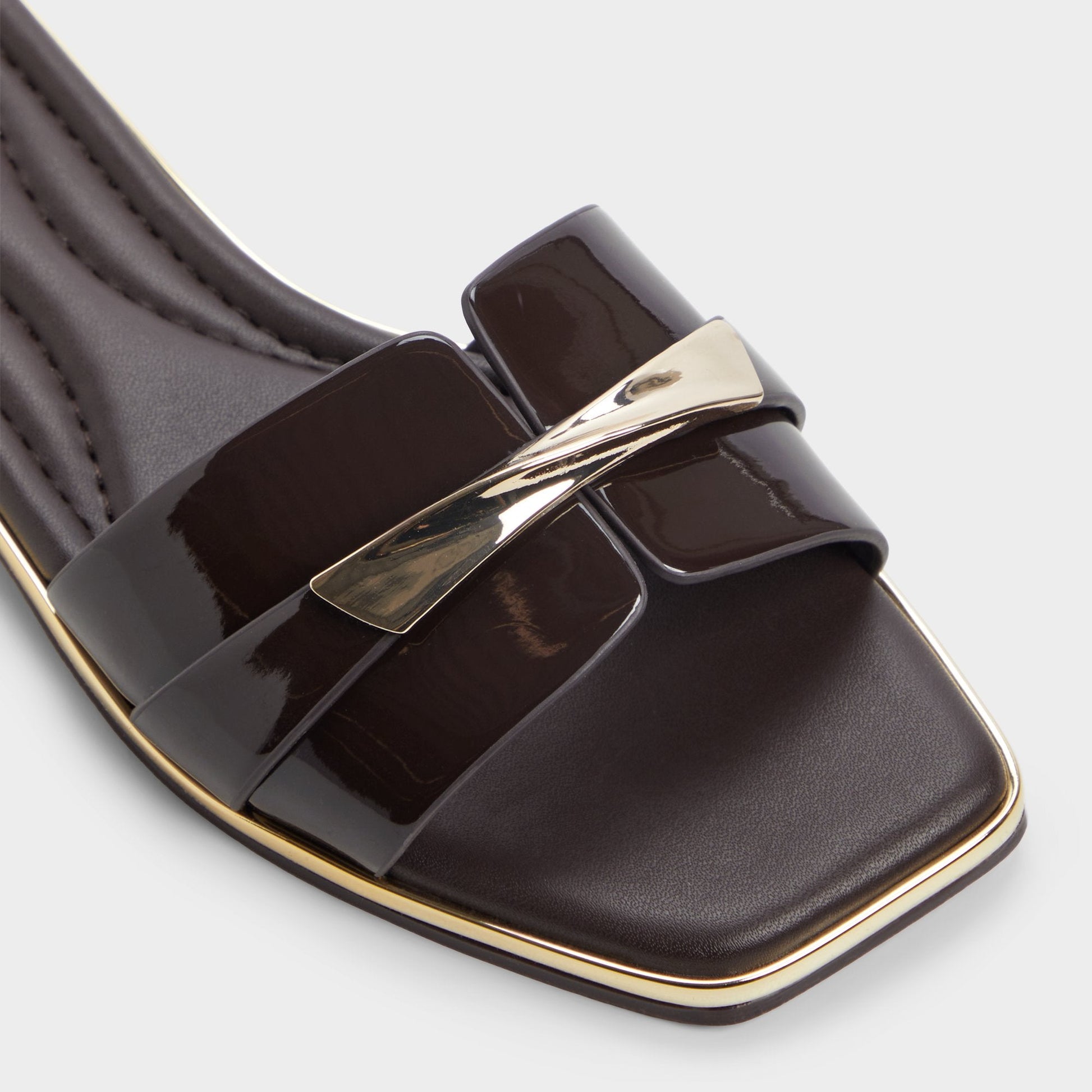 Darlina Medium Brown Women's Flats - Slide sandal | Aldo Premium