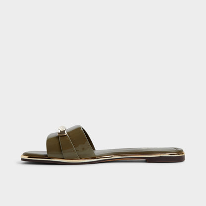 Darlina Other Green Women's Flats - Slide sandal | Aldo Best Seller