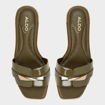 Darlina Other Green Women's Flats - Slide sandal | Aldo Best Seller