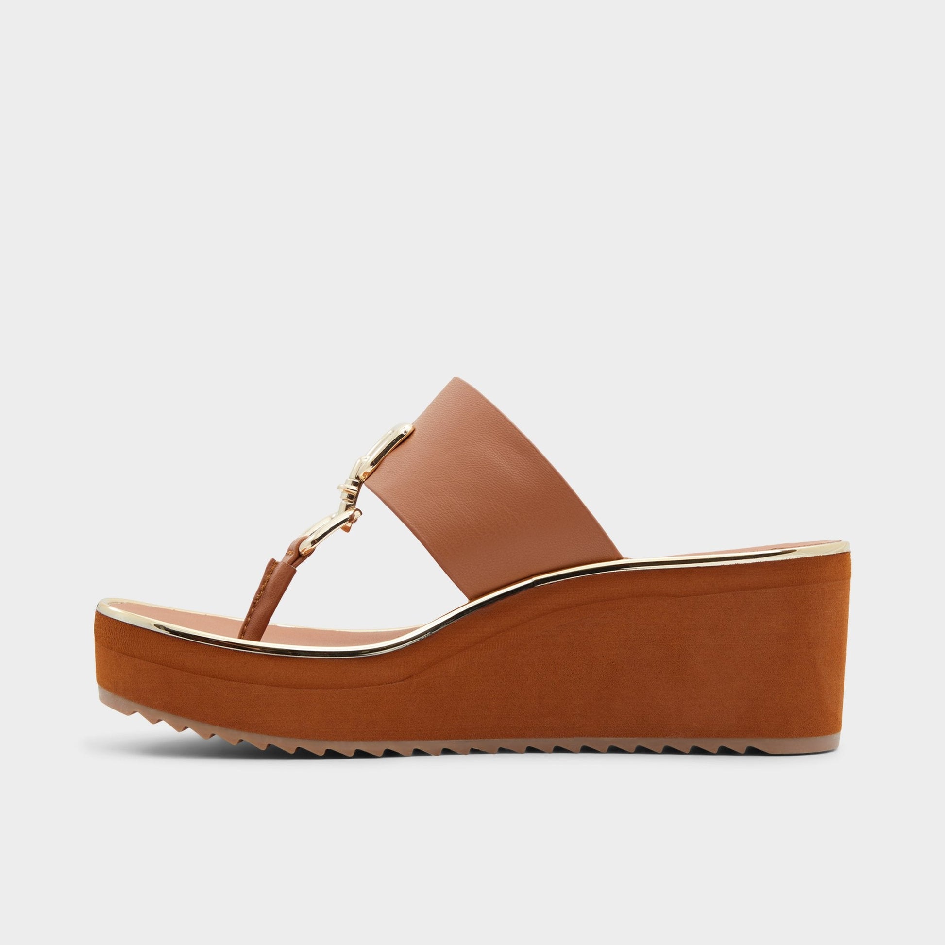 Maesllan Medium Brown Women's Wedges - Wedge sandal, Wedge heel | Aldo Exclusive