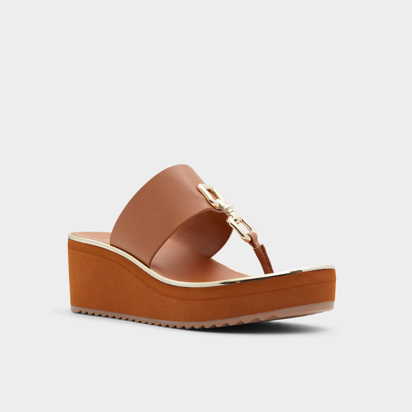 Maesllan Medium Brown Women's Wedges - Wedge sandal, Wedge heel | Aldo Exclusive