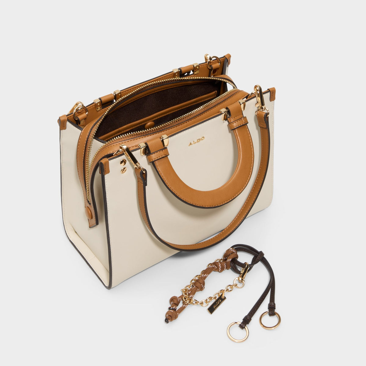 Almarisaa in Tan Combo - Satchel bag | Aldo Best Seller