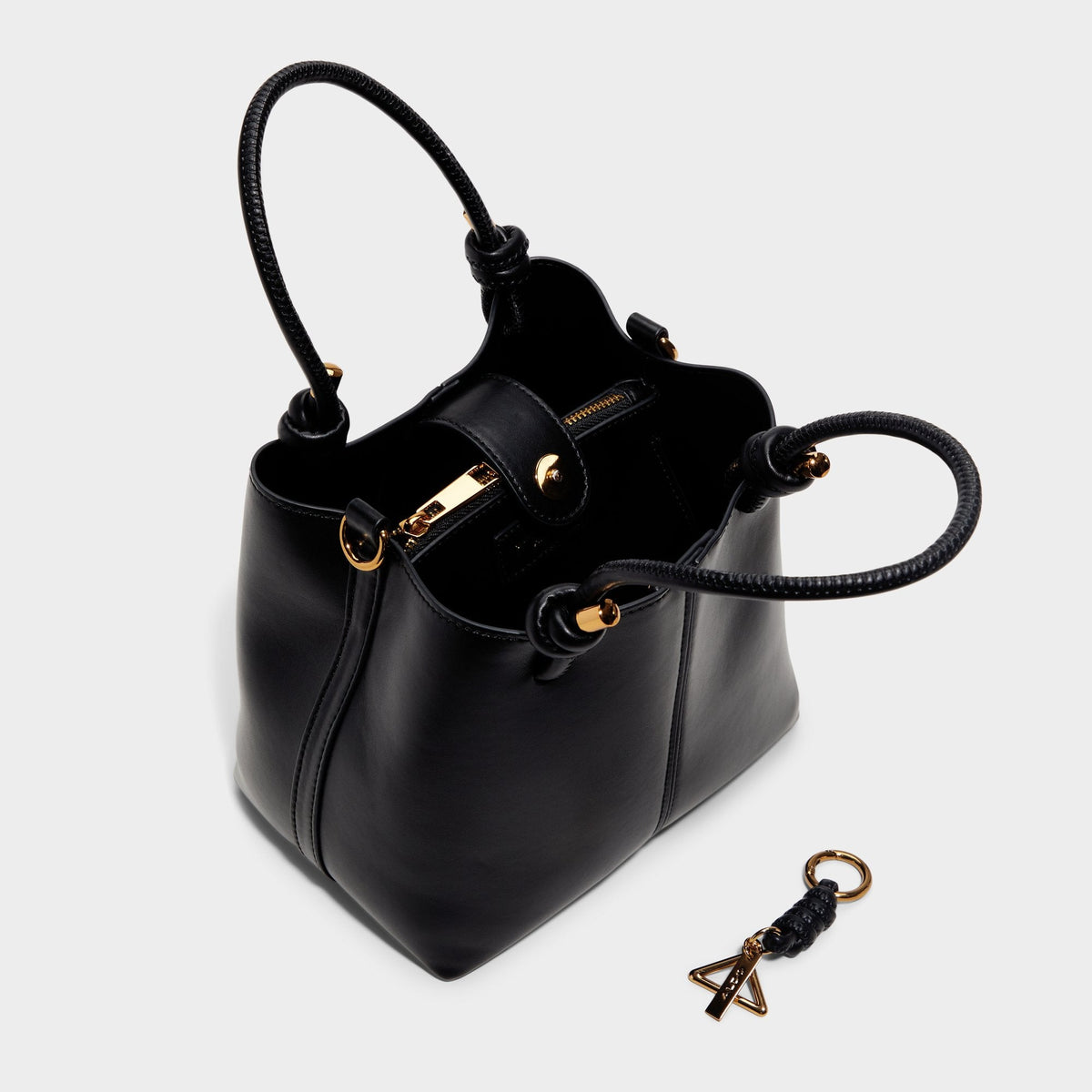 Evielily Black Overflow Women's Shoulder Bags - Satchel bag | Aldo New