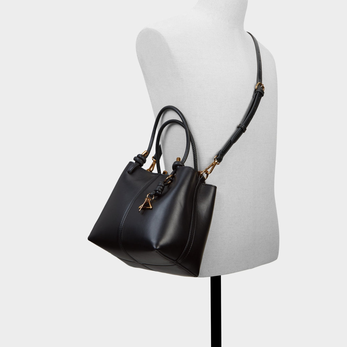 Evielily Black Overflow Women's Shoulder Bags - Satchel bag | Aldo New