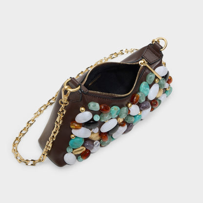 Coastalgemm in Dark Brown - Shoulder bag | Aldo Premium