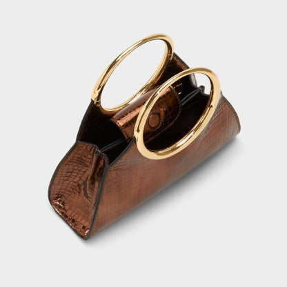 Alayamoonn in Bronze - Top handle bag | Aldo Signature