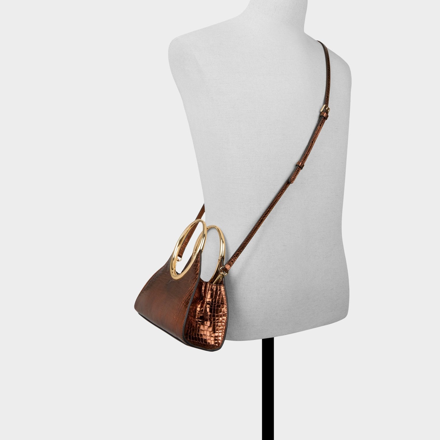 Alayamoonn in Bronze - Top handle bag | Aldo Signature