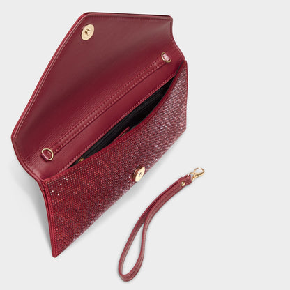 Mallasveblingg in Dark Red - Clutch | Aldo Signature