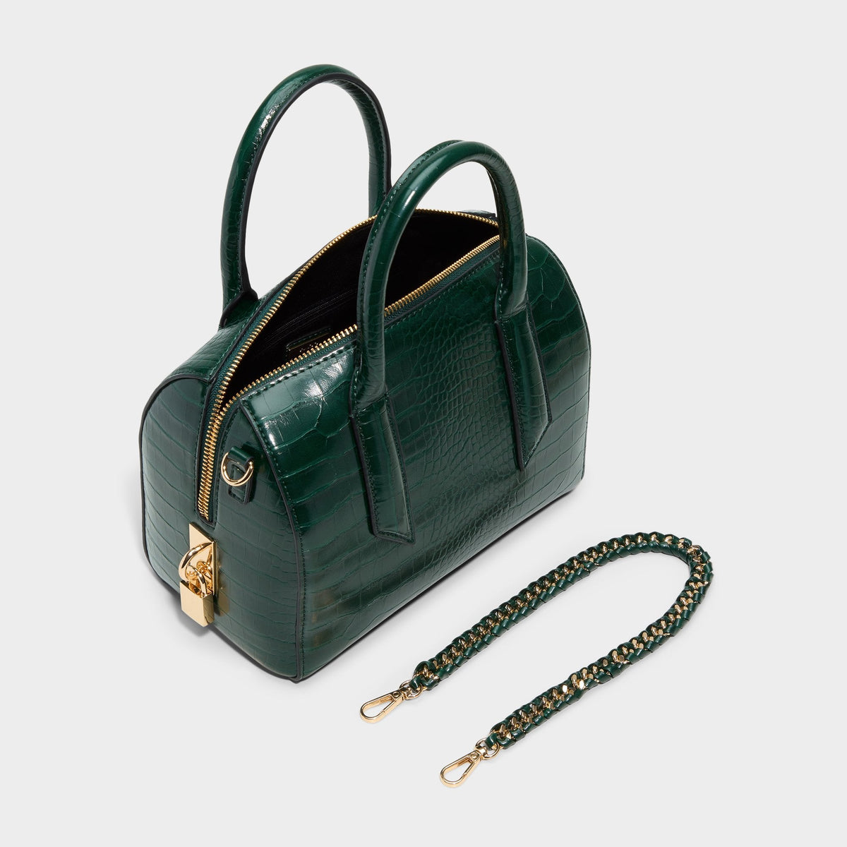 Albalaerell in Dark Green - Satchel bag | Aldo Signature