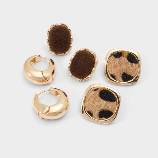 Wildchic in Other Brown - Earring set | Aldo New