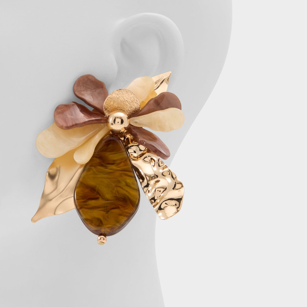 Paolla in Light Brown - Statement earrings | Aldo New
