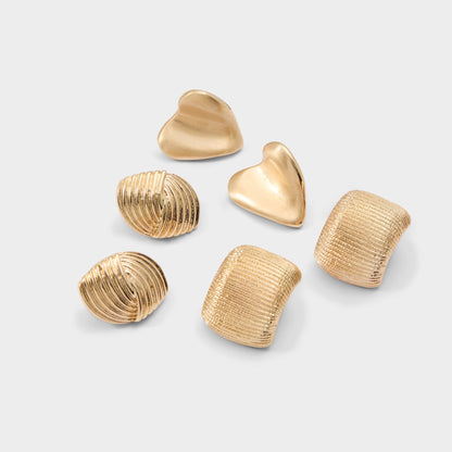 Buttons in Gold - Button earrings | Aldo Premium