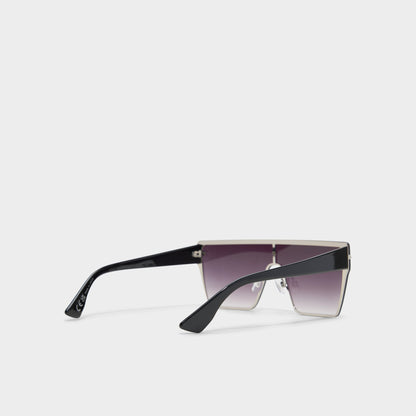 Gavenany Black/Silver Multi Women's Shield - Shield sunglasses | Aldo Classic